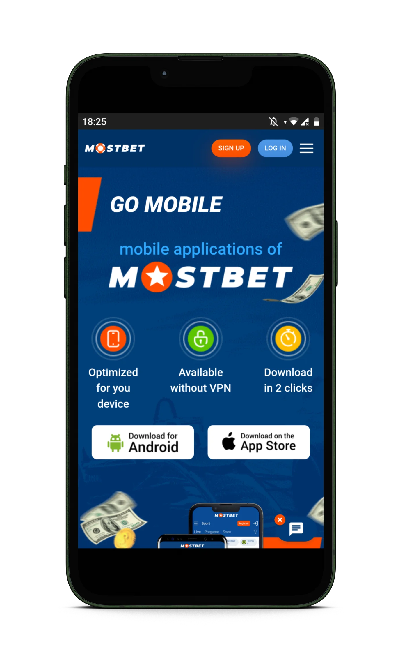 Mostbet Register step - 1