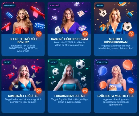 Mostbet bónuszok és promóciók